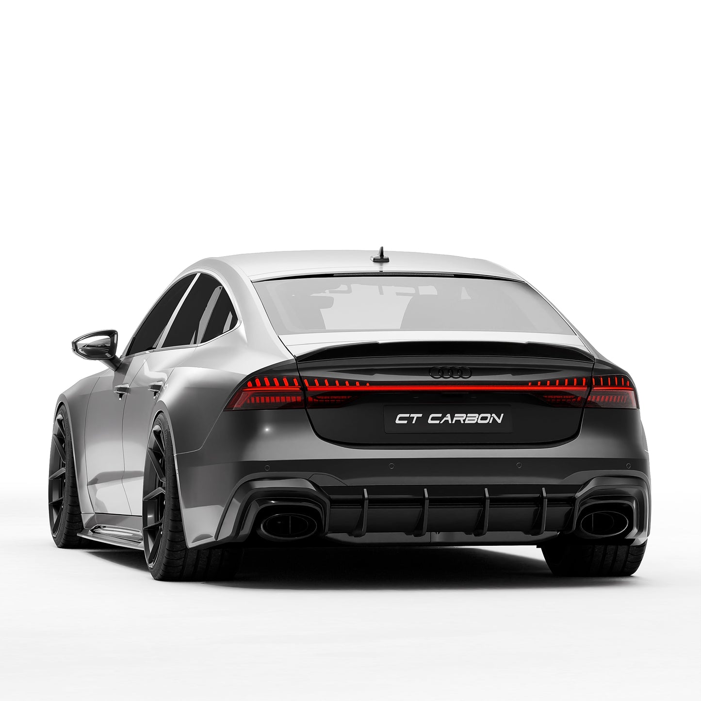 AUDI RS6/RS7 C8 CT DESIGN CARBON FIBRE DIFFUSER - PRE-ORDER