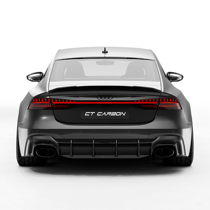 AUDI RS6/RS7 C8 CT DESIGN CARBON FIBRE DIFFUSER - PRE-ORDER