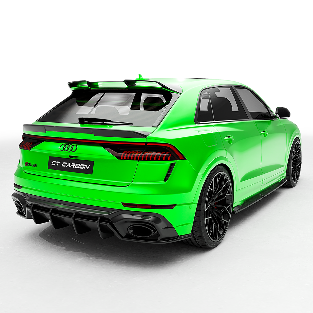 AUDI RSQ8 CT DESIGN CARBON FIBRE SIDE SKIRTS