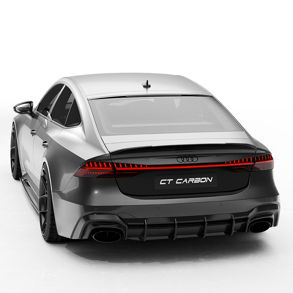 AUDI RS6/RS7 C8 CT DESIGN CARBON FIBRE DIFFUSER - PRE-ORDER