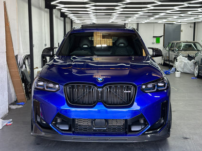 BMW X3M/X4M LCI F97 F98 CARBON FIBRE PRE PREG FRONT SPLITTER EXCLUSIVE AT UNIT 17