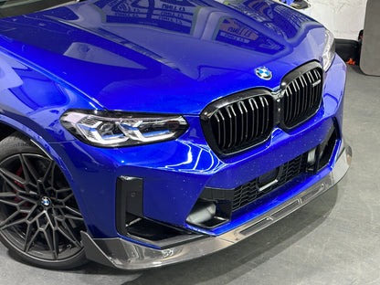 BMW X3M/X4M LCI F97 F98 CARBON FIBRE PRE PREG FRONT SPLITTER EXCLUSIVE AT UNIT 17