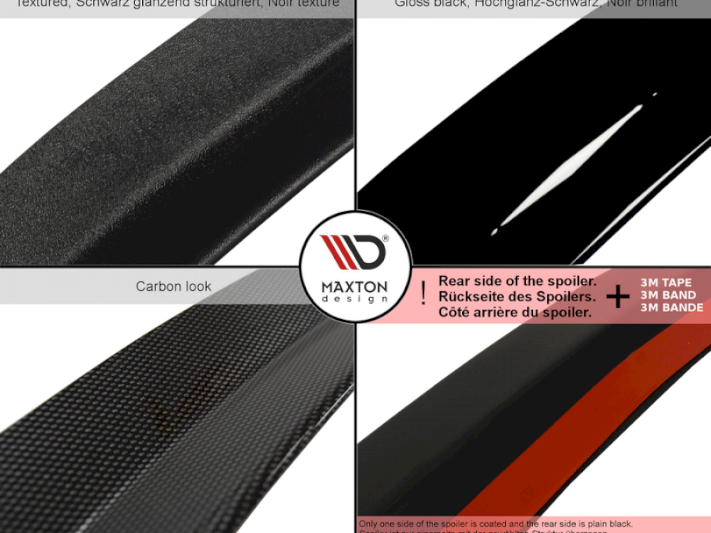 Spoiler CAP V.1 VW Golf 8 / Golf 8 R-Line