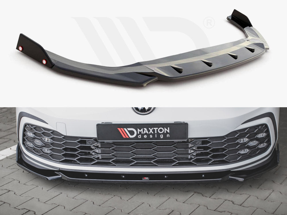 Front Splitter V.2 + Flaps VW Golf 8 GTI / R-Line