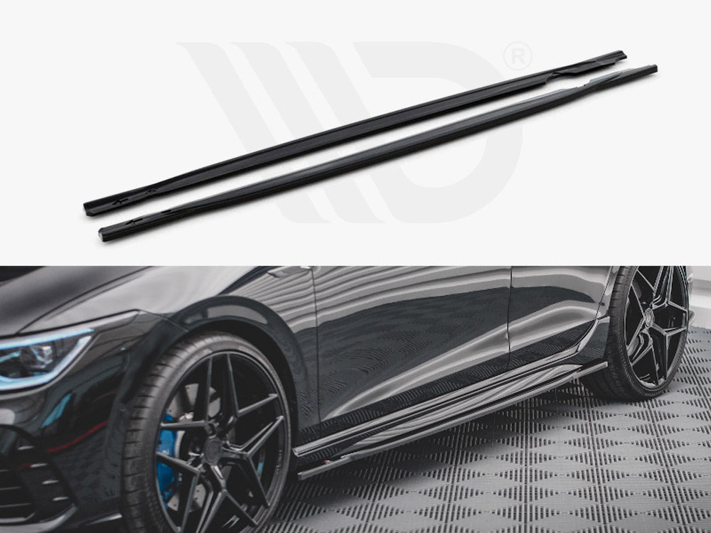 Side Skirts Diffusers V.1 VW Golf R Mk8 (2020-)