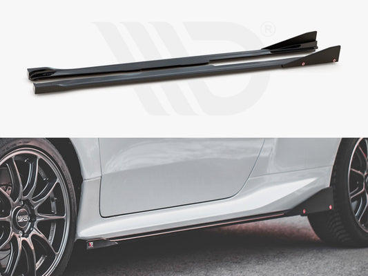 Side Skirts Diffusers V.2 + Flaps Toyota GR Yaris Mk4