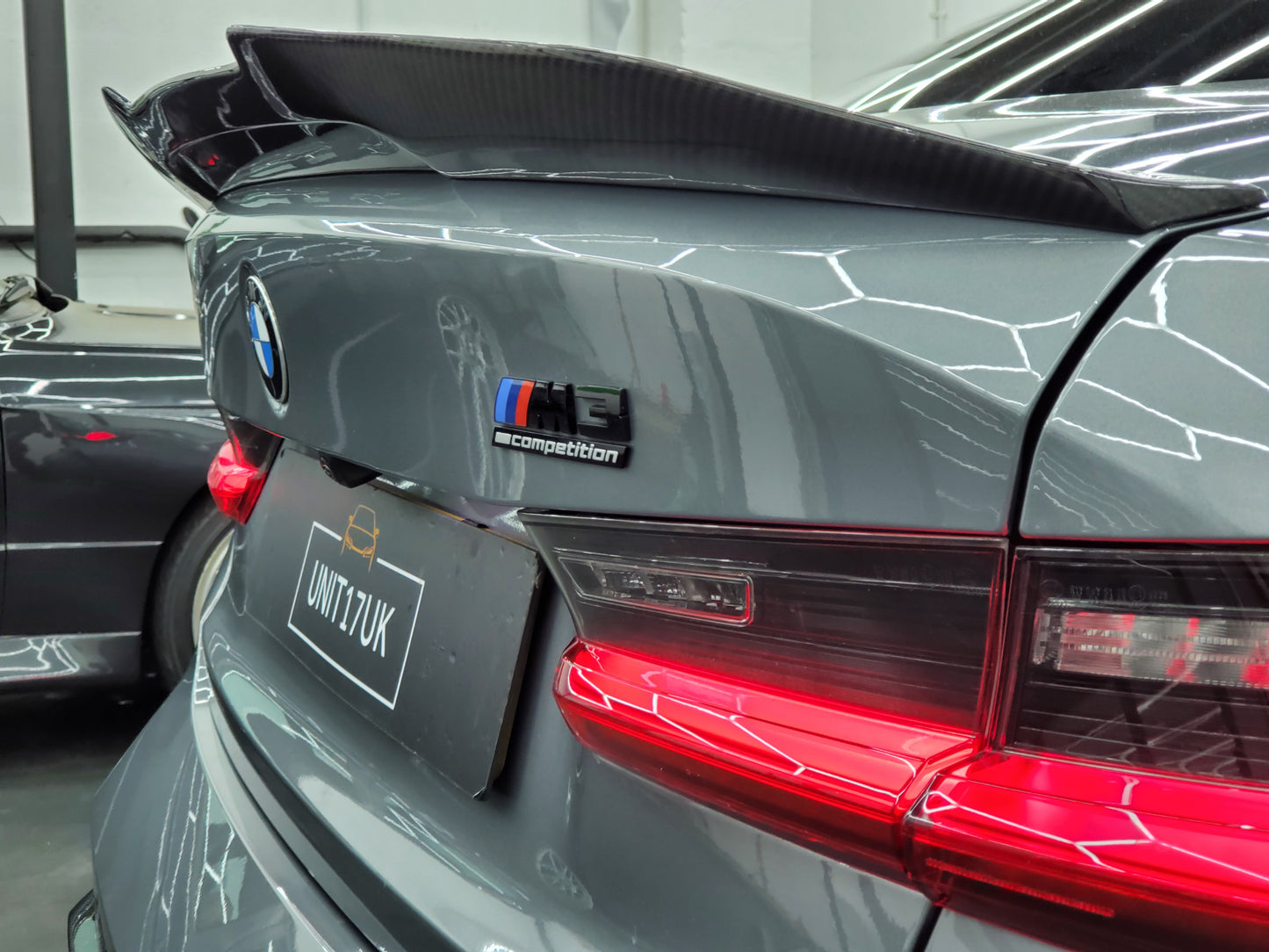 BMW G80 M3 Pre-Preg Dry Carbon Fiber Ducktail High Kick Spoiler