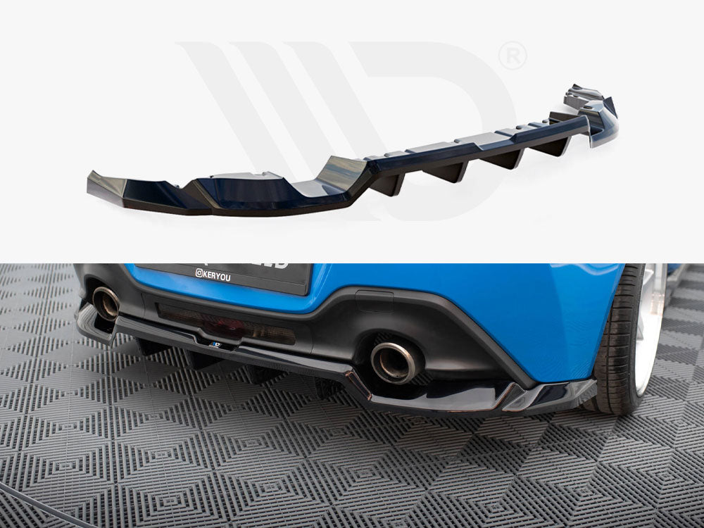 Central Rear Splitter (Vertical Bars) V.1 Toyota GR86 Mk1