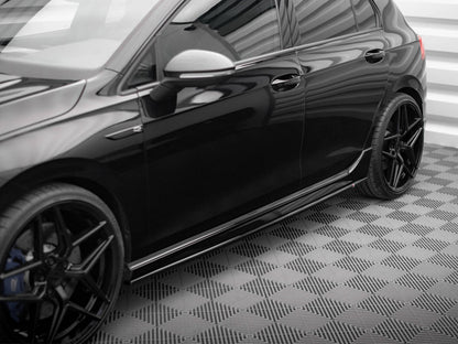 Side Skirts Diffusers V.3 Volkswagen Golf R Mk8