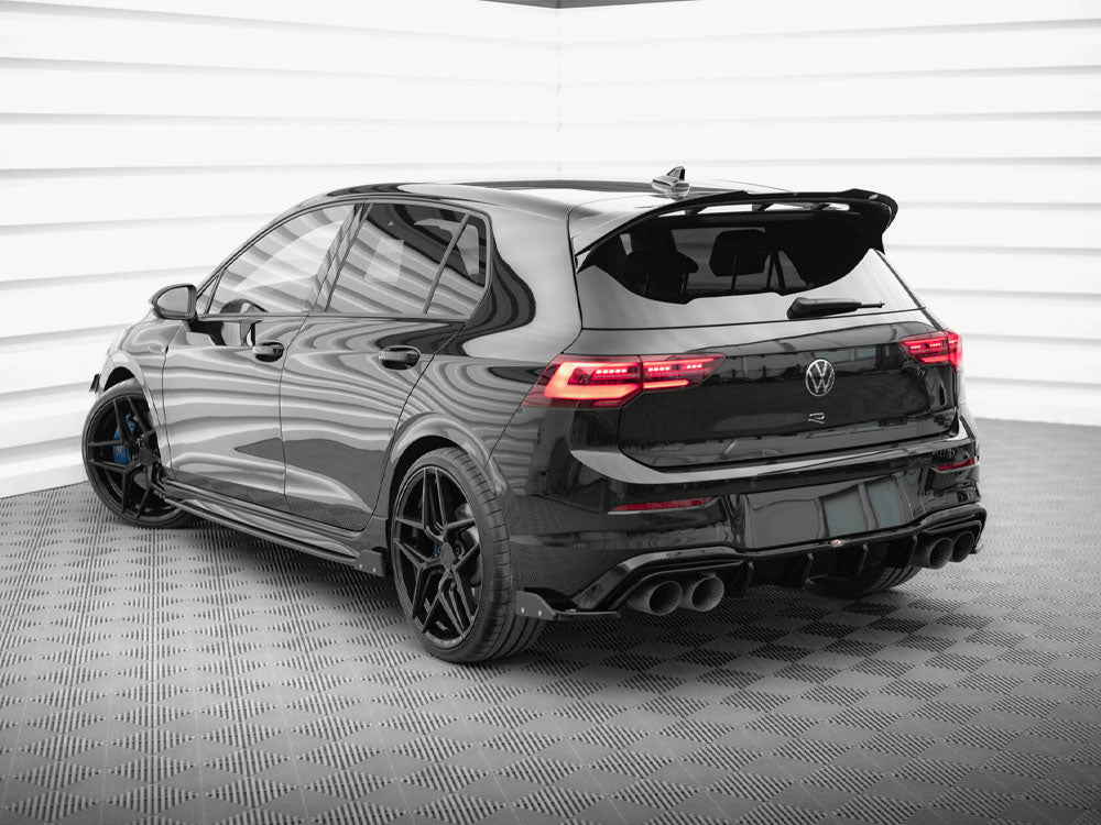 Rear Side Splitters V.6 + Flaps Volkswagen Golf R Mk8