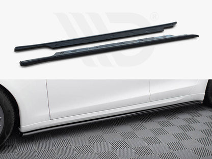 Side Skirts Diffusers V.2 Tesla Model S Plaid Mk1 Facelift