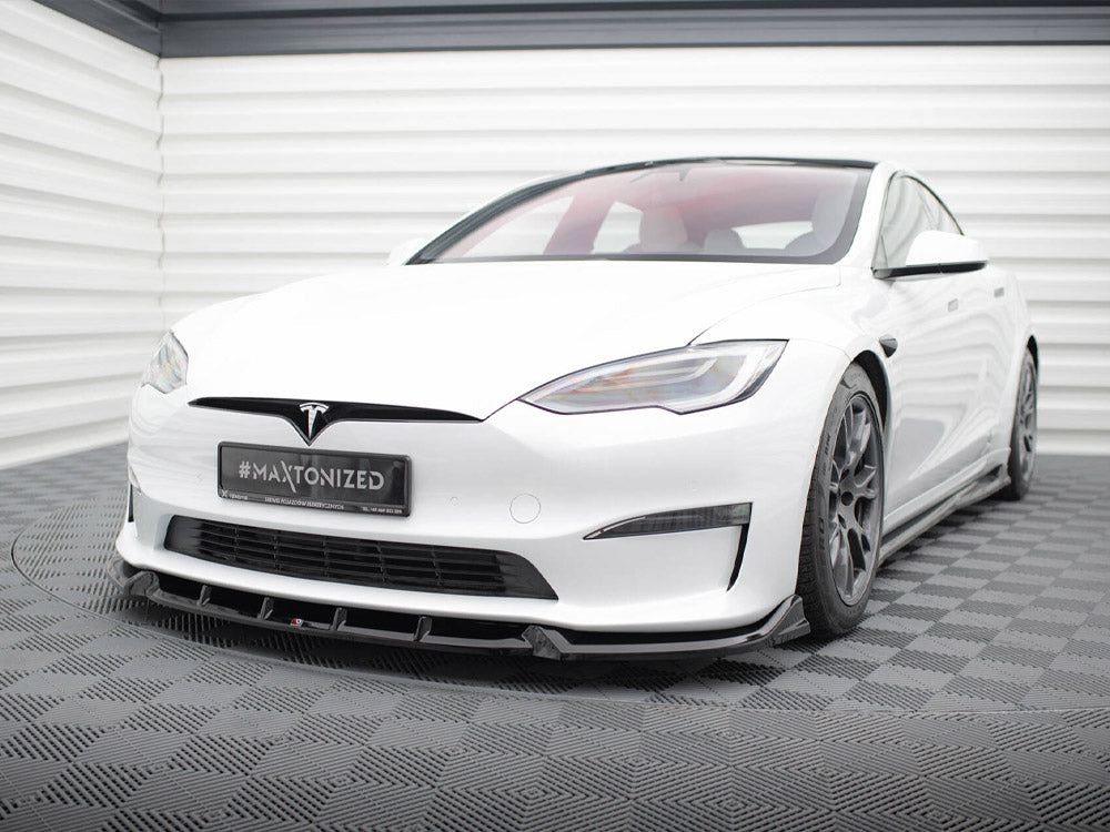 Front Splitter V.1 Tesla Model S Plaid Mk1 Facelift