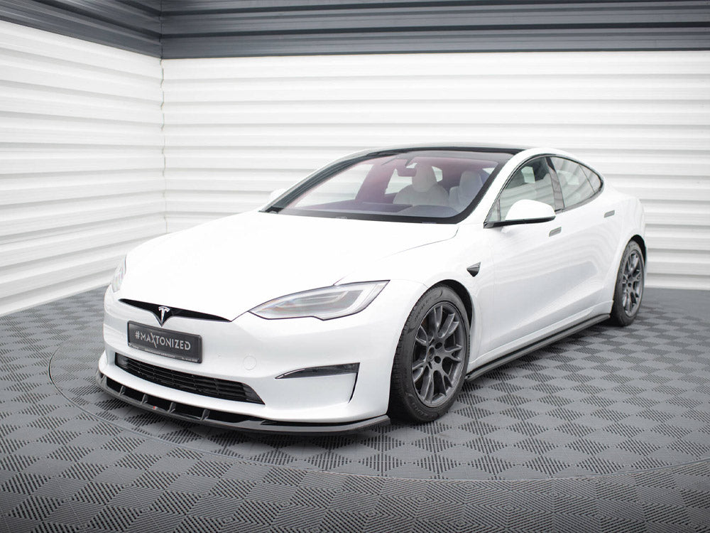 Front Splitter V.3 Tesla Model S Plaid Mk1 Facelift