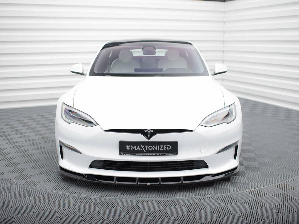 Front Splitter V.3 Tesla Model S Plaid Mk1 Facelift