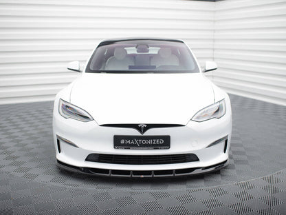 Front Splitter V.3 Tesla Model S Plaid Mk1 Facelift