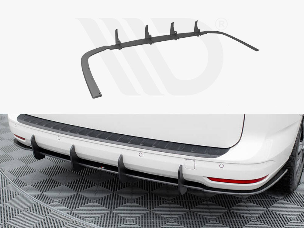 Street PRO Rear Diffuser Volkswagen Caddy Maxi Mk5