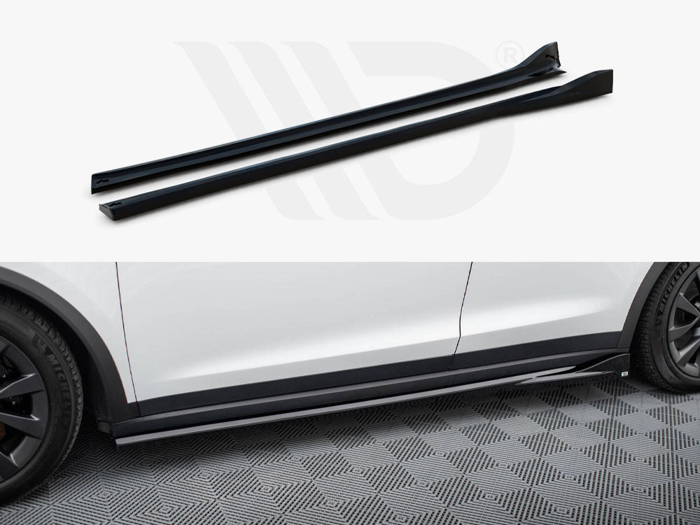 Side Skirts Diffusers Tesla Model X Mk1 Facelift