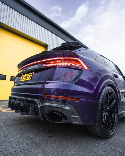 Audi RSQ8 Carbon Centre Rear Boot Spoiler