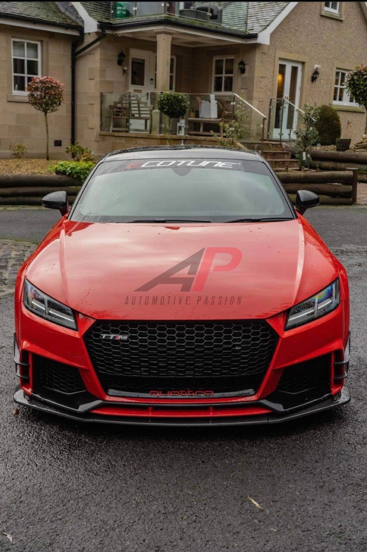 Audi TTRS 8S PRE FL Dry Carbon Fibre Front Splitter Pre FL AP Design