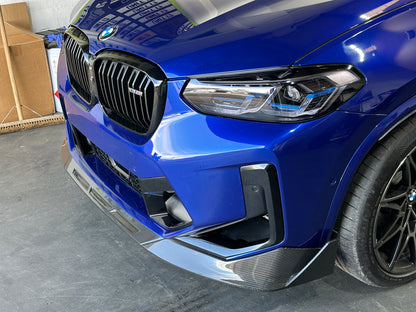 BMW X3M/X4M LCI F97 F98 CARBON FIBRE PRE PREG FRONT SPLITTER EXCLUSIVE AT UNIT 17