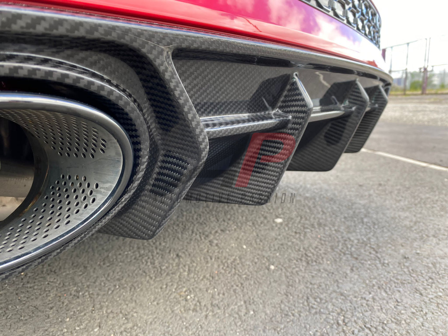 AUDI RS3 8Y CARBON FIBRE DIFFUSER