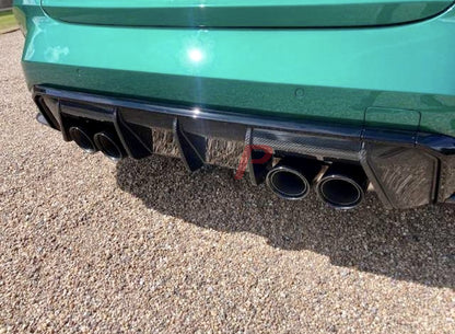 BMW G80/G82 M3/M4 Dry Carbon Rear Diffuser MP Style