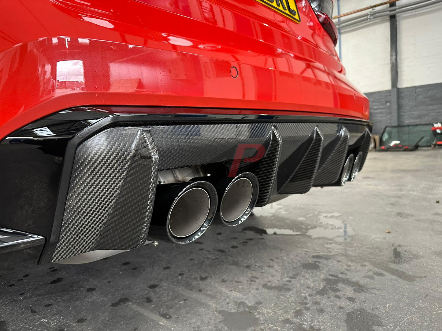 BMW G80/G82 M3/M4 Dry Carbon Rear Diffuser MP Style