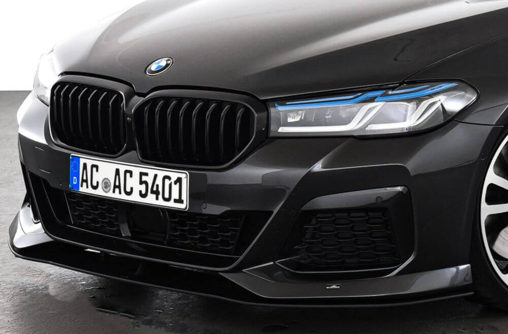 BMW 5 Series LCI G30 G31 Gloss Black Kidney Grilles (2020+)