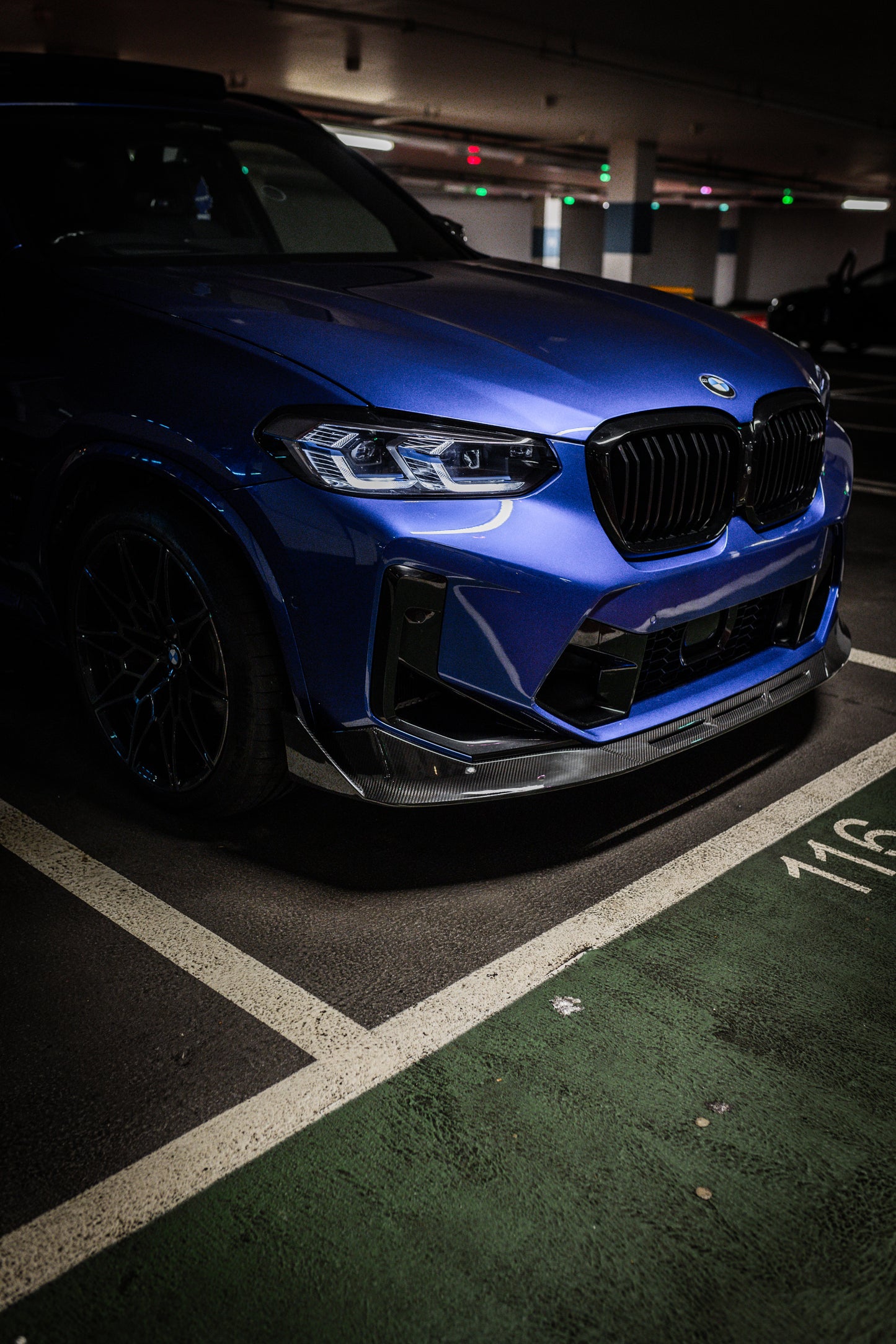 BMW X3M/X4M LCI F97 F98 CARBON FIBRE PRE PREG FRONT SPLITTER EXCLUSIVE AT UNIT 17