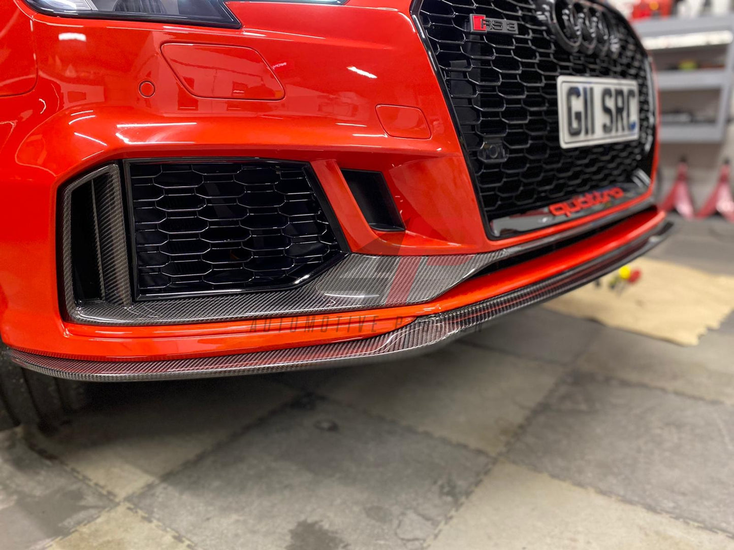 Audi RS3 8V FL Dry Carbon Fibre Front Trim Replacements