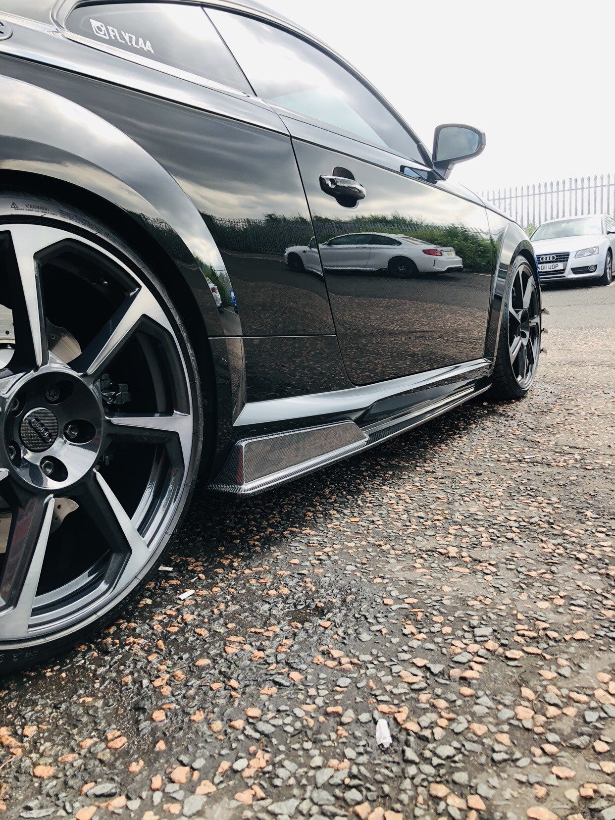 Audi TT 8S Pre FL Carbon Fibre Side Skirts AP Design