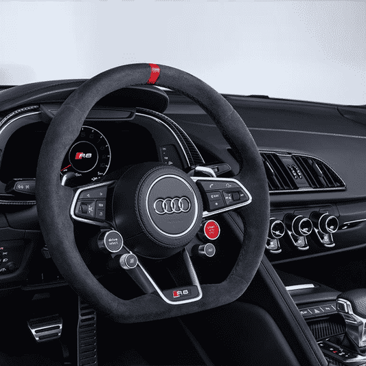 Audi R8 Gen 2 4S & Audi TT / TTRS Full Alcantara Steering Wheel by TRE (2015+)