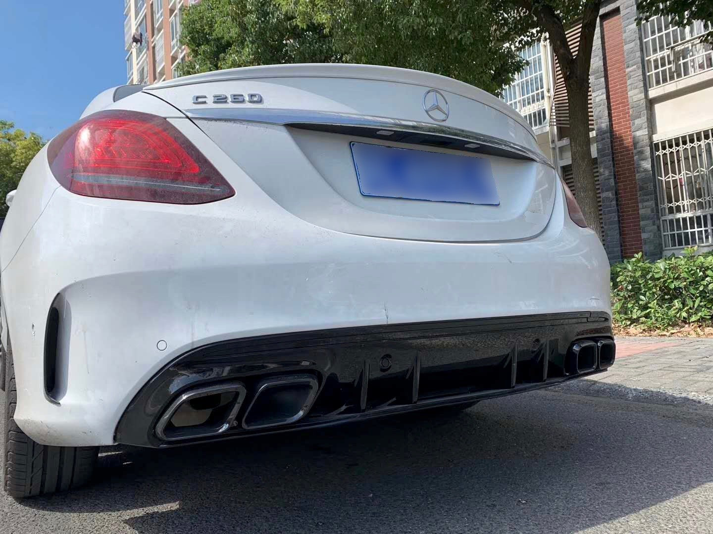 Mercedes-Benz W205 C63 FL Diffuser & Tips