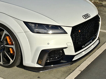 Audi TTRS 8S PRE FL Dry Carbon Fibre Front Splitter Pre FL AP Design