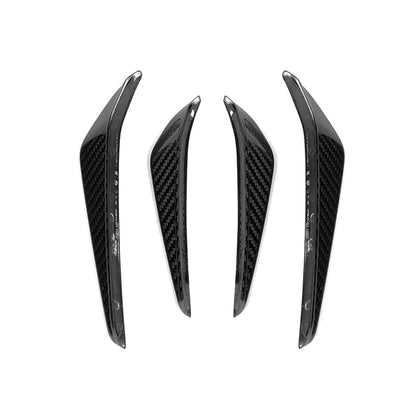 BMW G80 G82 M3 M4 2021-Present Prepreg Dry Carbon Fibre M Performance Style Front Bumper Canards