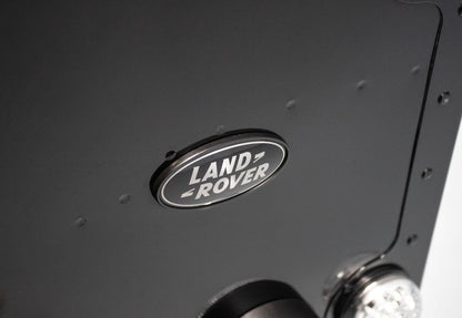 Genuine LR 'Land Rover' Black Badge (With Plinth)