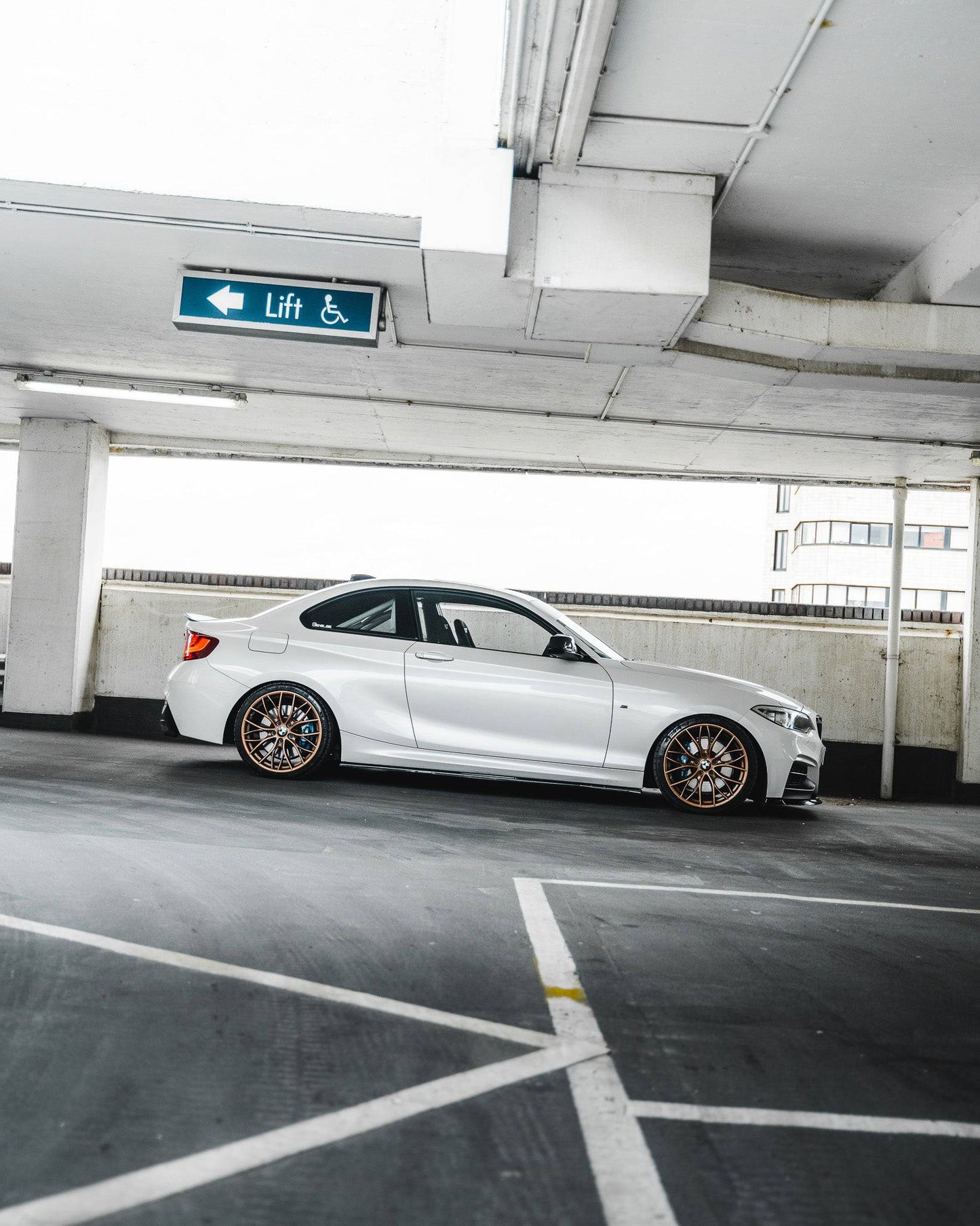 BMW 1 Series F20 F21 & 2 Series F22 EVO-1 Gloss Black Side Skirts by ZAERO (2011-2019)