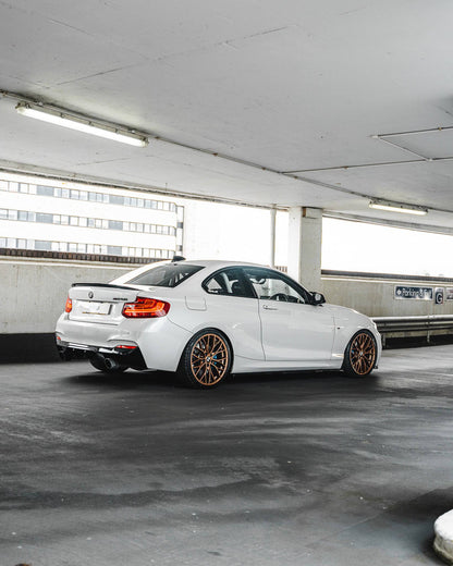 BMW 1 Series F20 F21 & 2 Series F22 EVO-1 Gloss Black Side Skirts by ZAERO (2011-2019)