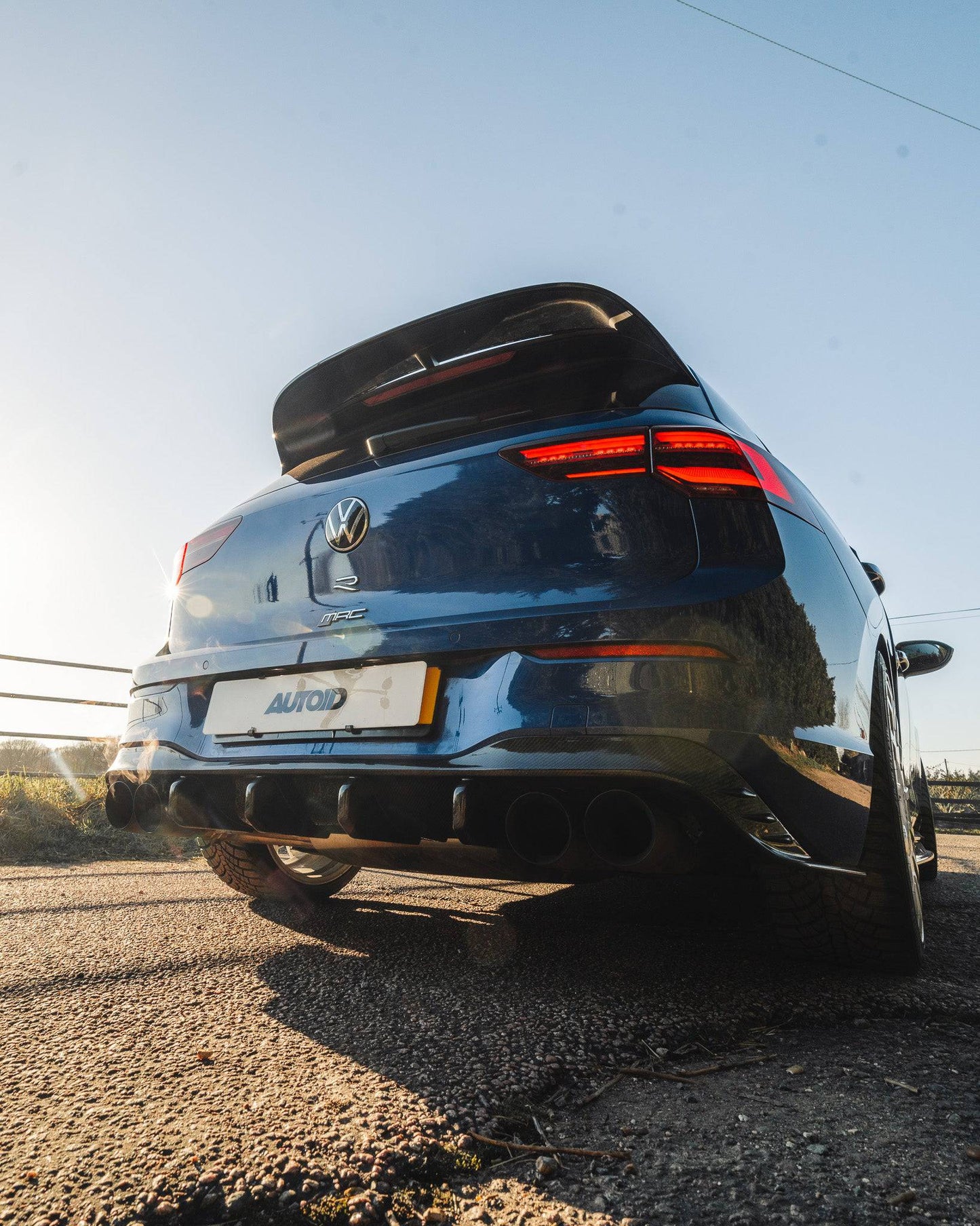 Volkswagen Golf R Mk8 Carbon Fibre ID-01 Rear Diffuser (2020+)