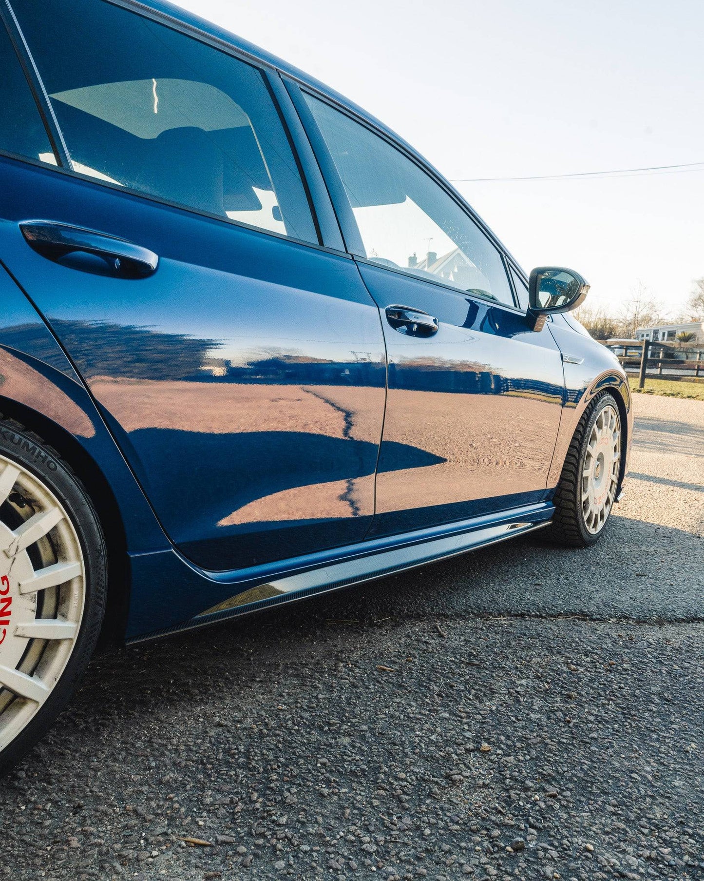 Volkswagen Golf R Mk8 Carbon Fibre ID-01 Side Skirts (2020+)