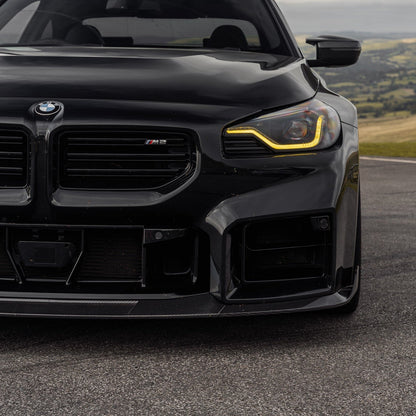 BMW G87 M2 TR87 Carbon Fibre Front Splitter with Winglets by TRE (2023+)