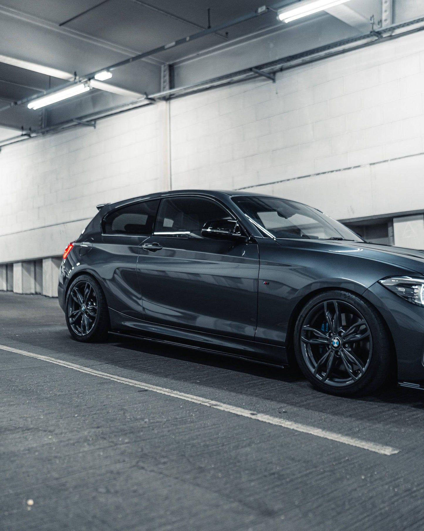 BMW 1 Series F20 F21 & 2 Series F22 EVO-1 Gloss Black Side Skirts by ZAERO (2011-2019)