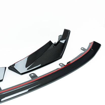 BMW M3 G80 G81 & BMW M4 G82 G83 Pre-Preg Carbon Fibre CSL Front Splitter by TRE (2021+)