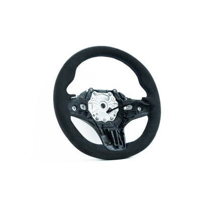 BMW 2 Series G42, 3 Series G20, M2 G87, M3 G80, M4 G82 Full Alcantara Steering Wheel by TRE (2018+)