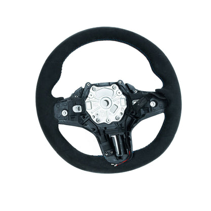 BMW 2 Series G42, 3 Series G20, M2 G87, M3 G80, M4 G82 Full Alcantara Steering Wheel by TRE (2018+)