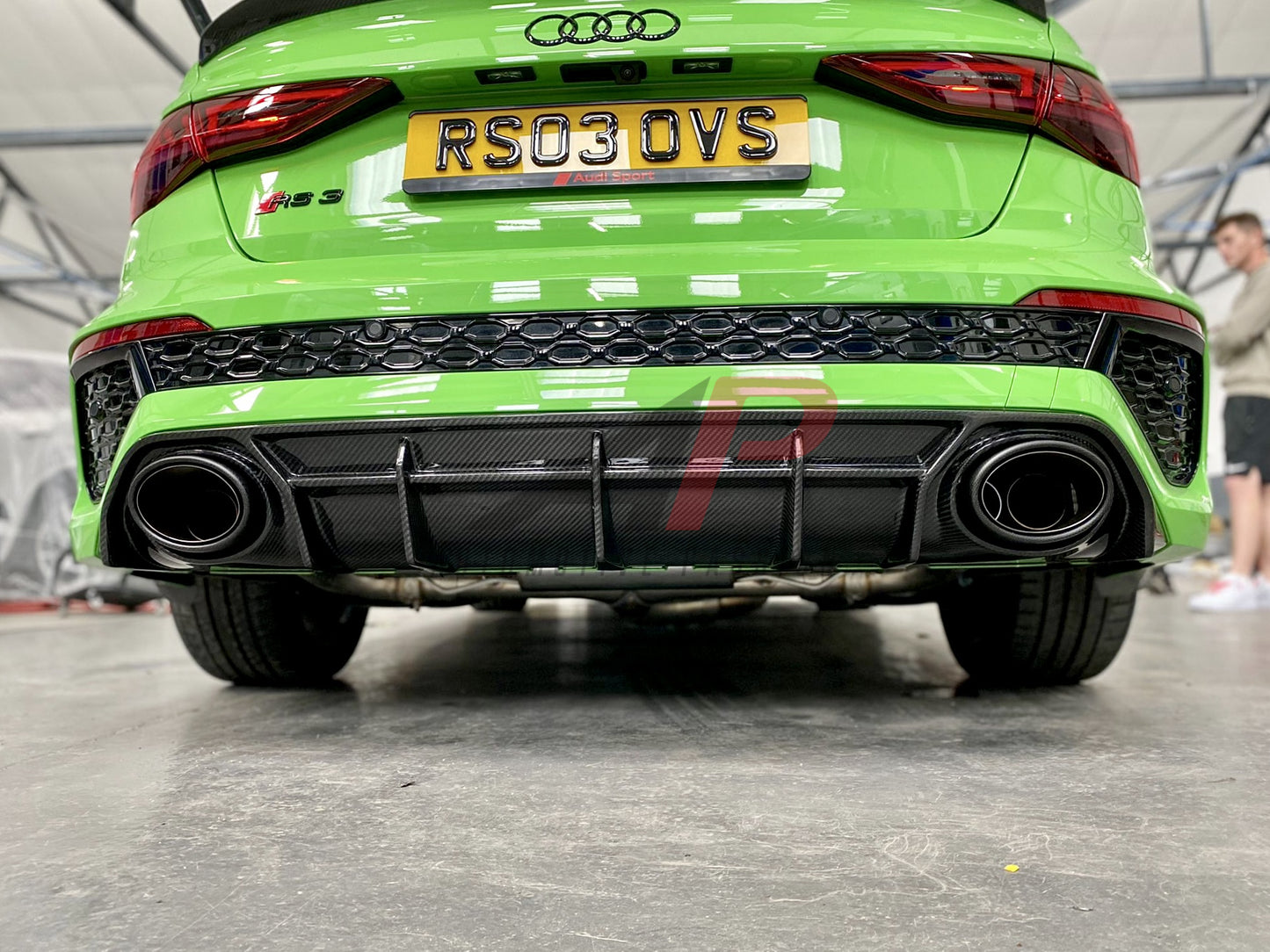 AUDI RS3 8Y CARBON FIBRE DIFFUSER