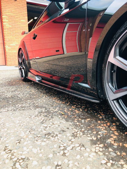 Audi TT 8S Pre FL Carbon Fibre Side Skirts AP Design