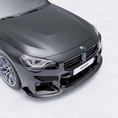 BMW G87 M2 TR87 Carbon Fibre Front Splitter with Winglets by TRE (2023+)