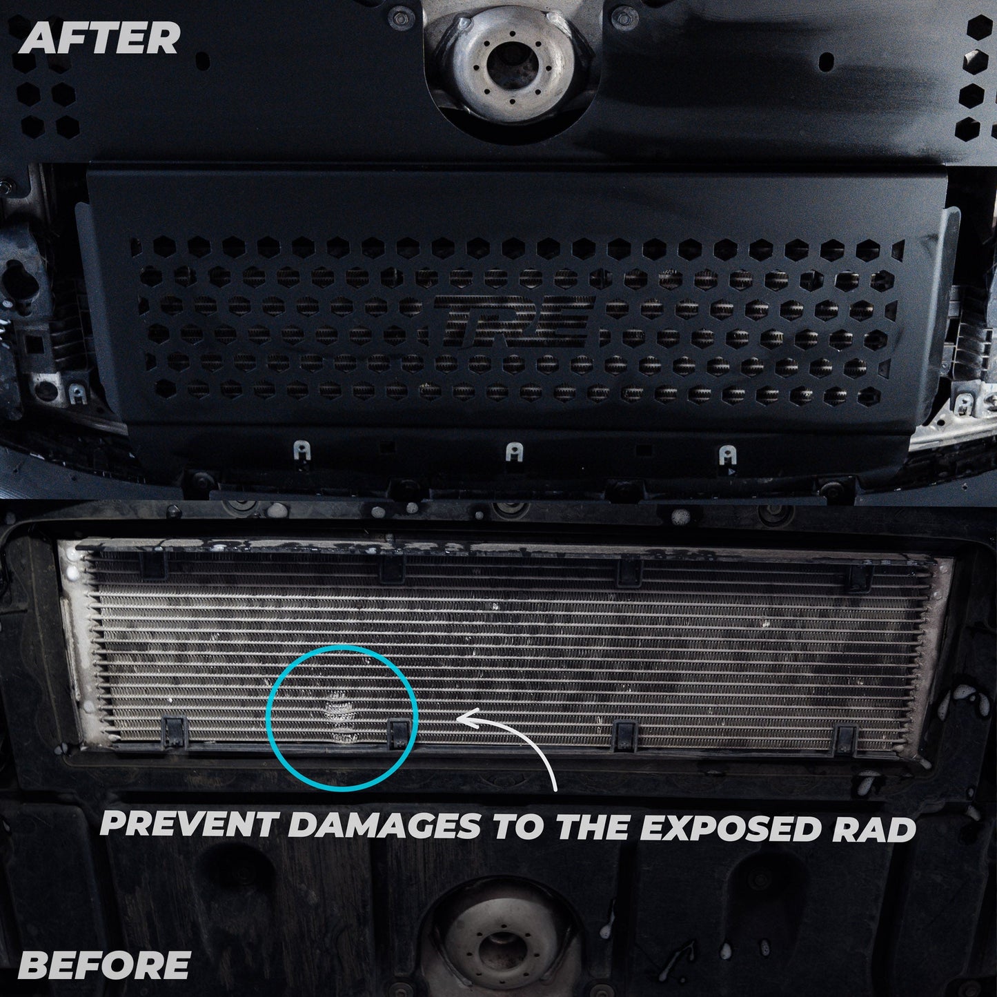 BMW M2 G87, M3 G80 & M4 G82 Metal Skid Plate Under Tray (Oil Cooler Guard) by TRE (2021+)