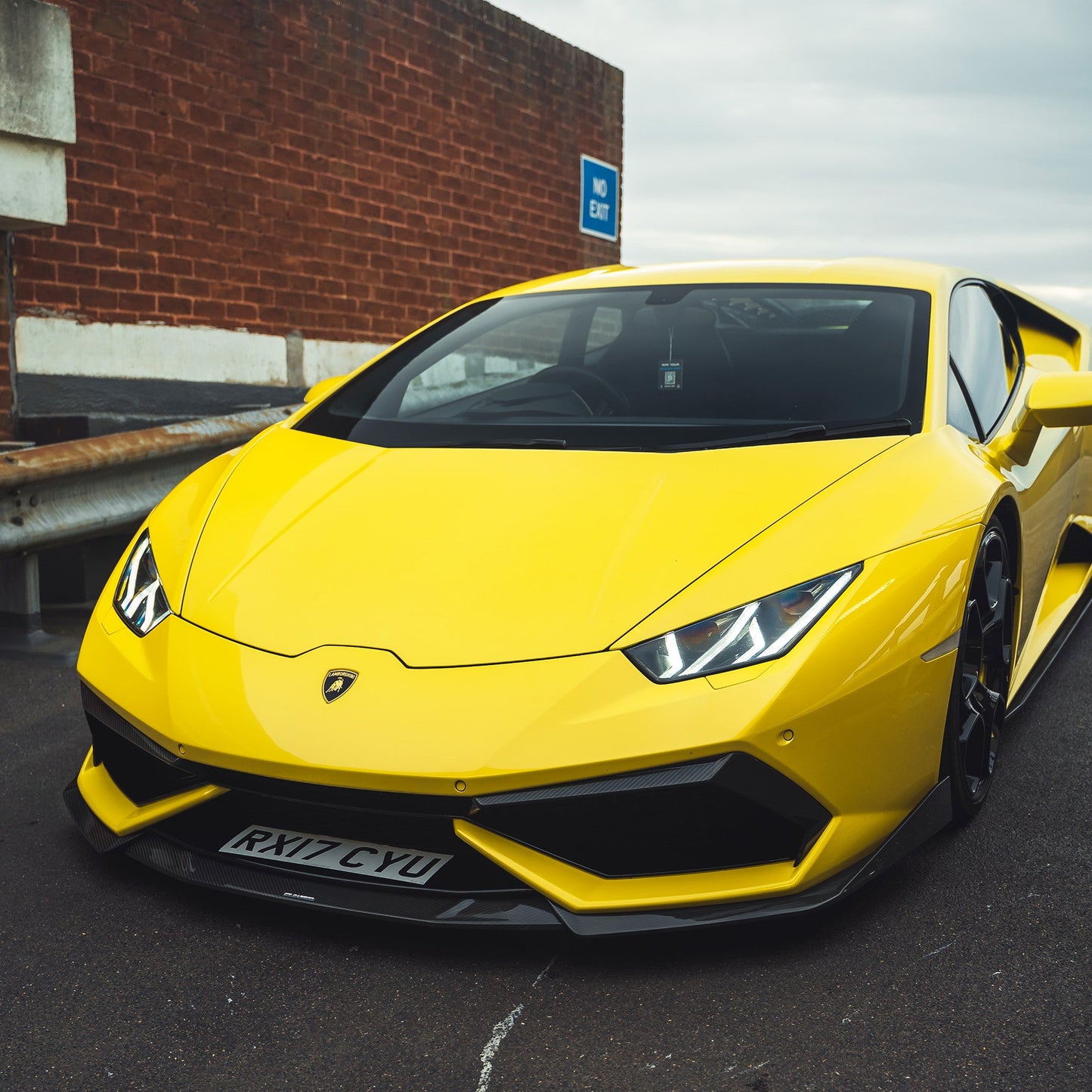 LAMBORGHINI HURACAN LP-610 CARBON FIBRE SPLITTER - CT DESIGN